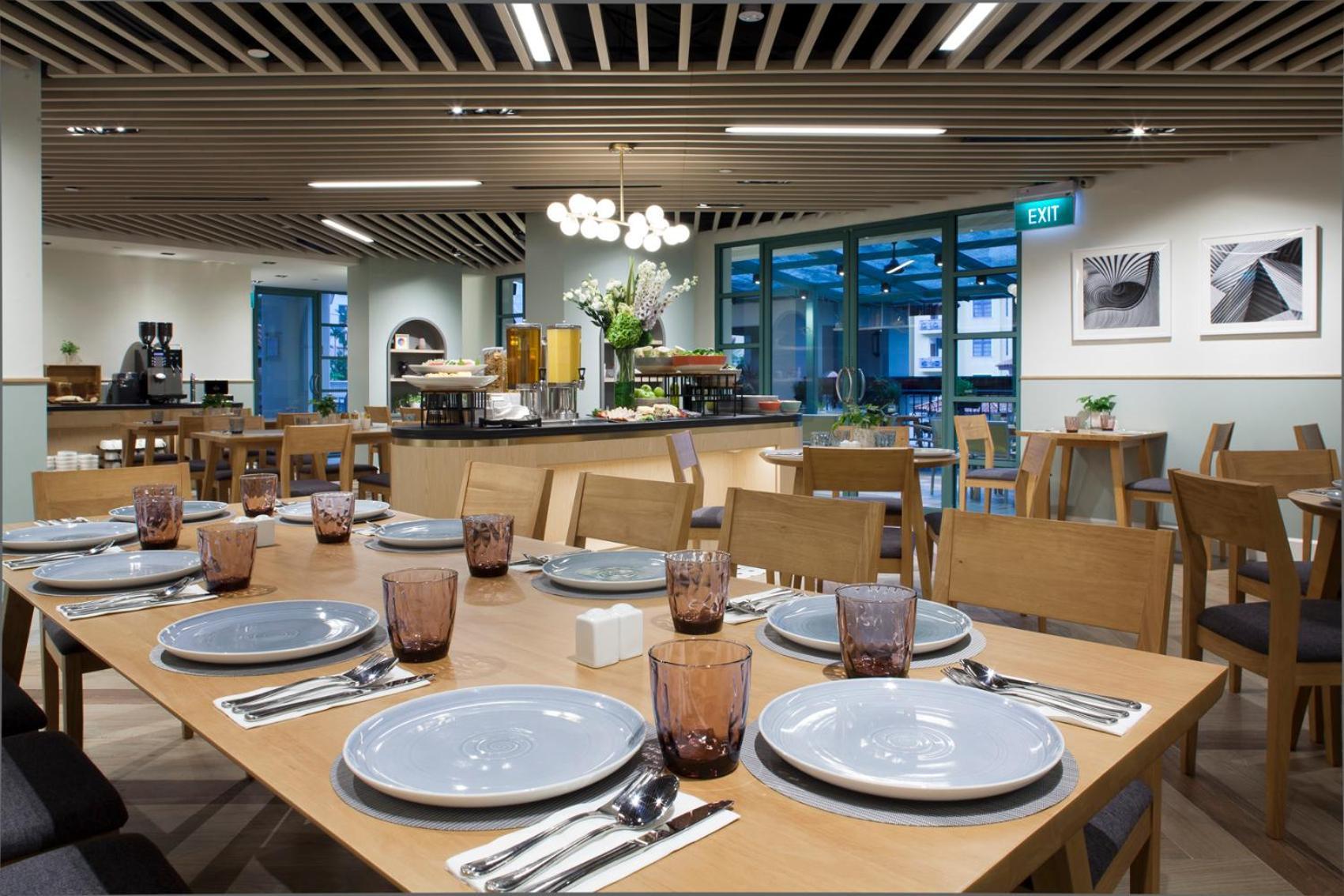 Fraser Place Robertson Walk Singapur Exterior foto The dining room at the new building